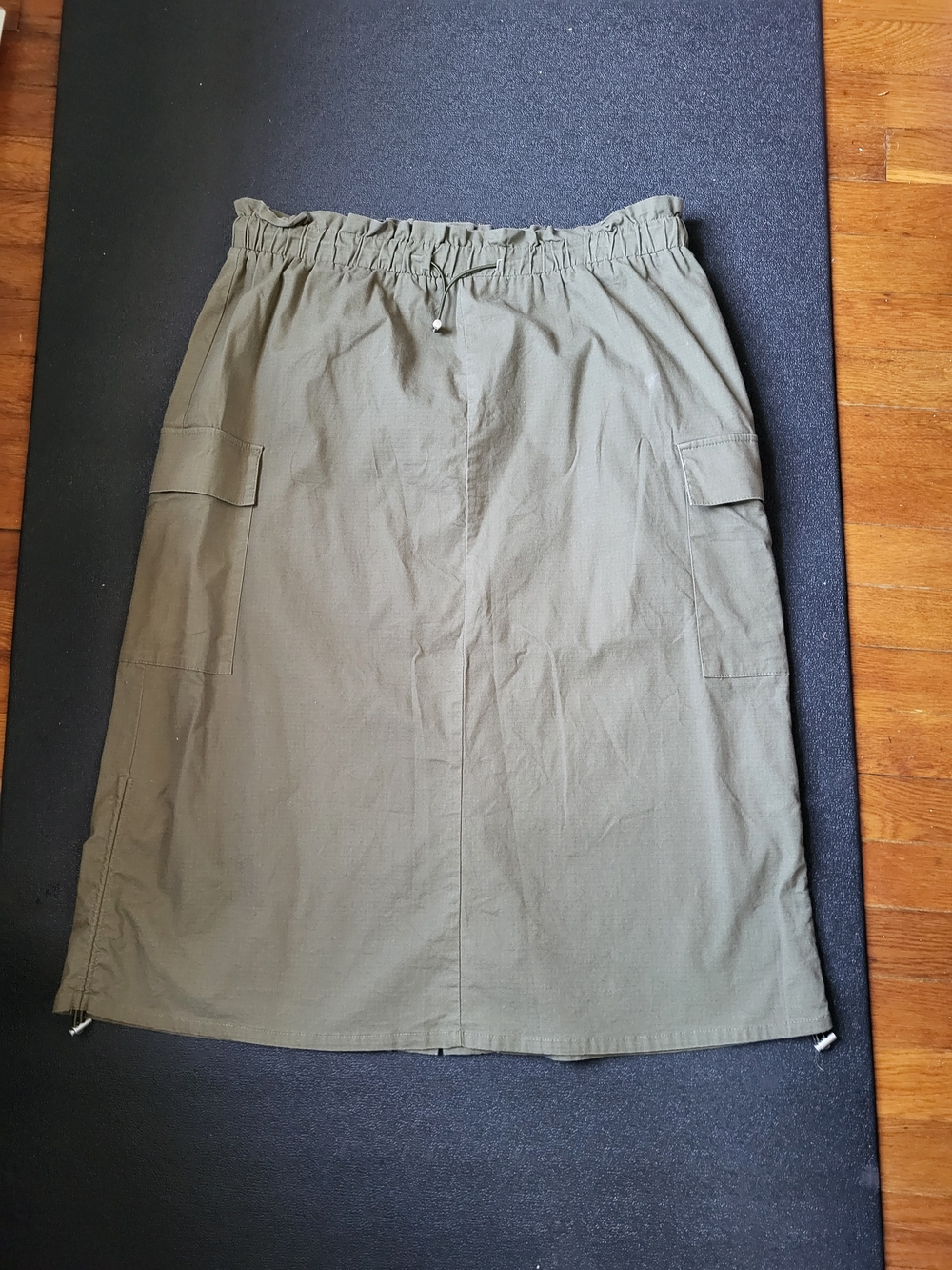 Rachel Zoe Olive Cargo Midi Skirt Size XL
